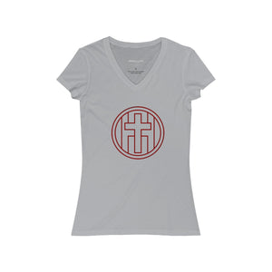 The Shield Maiden Short Sleeve V-Neck Tee