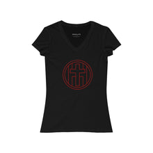 Load image into Gallery viewer, The Shield Maiden Short Sleeve V-Neck Tee