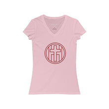 Load image into Gallery viewer, The Shield Maiden Short Sleeve V-Neck Tee