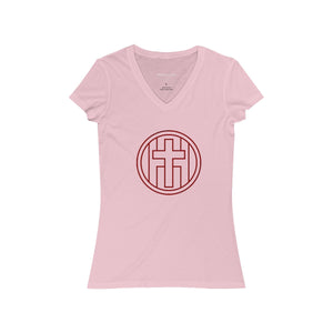 The Shield Maiden Short Sleeve V-Neck Tee